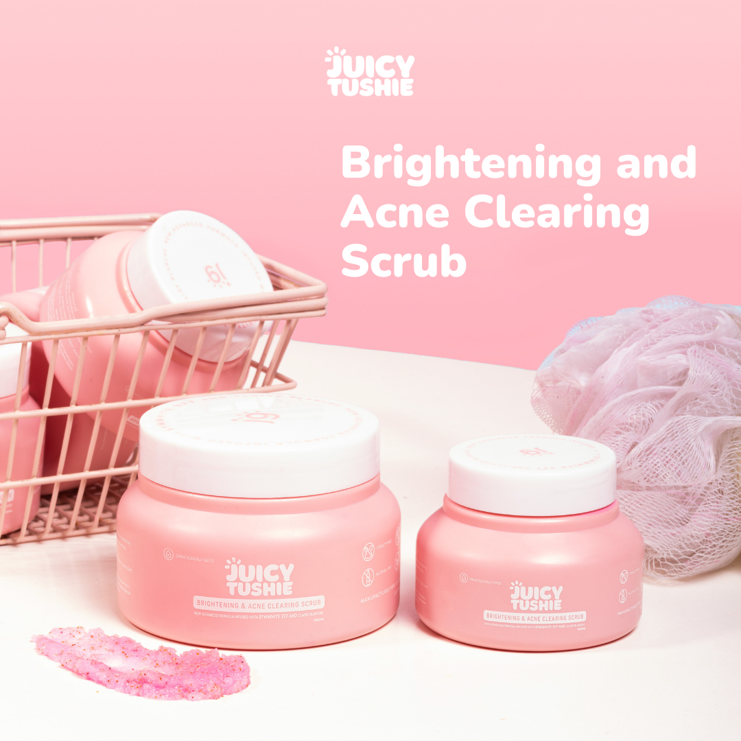 Juicy Tushie Intimate Care Brightening Serum & Hybrid Scrub